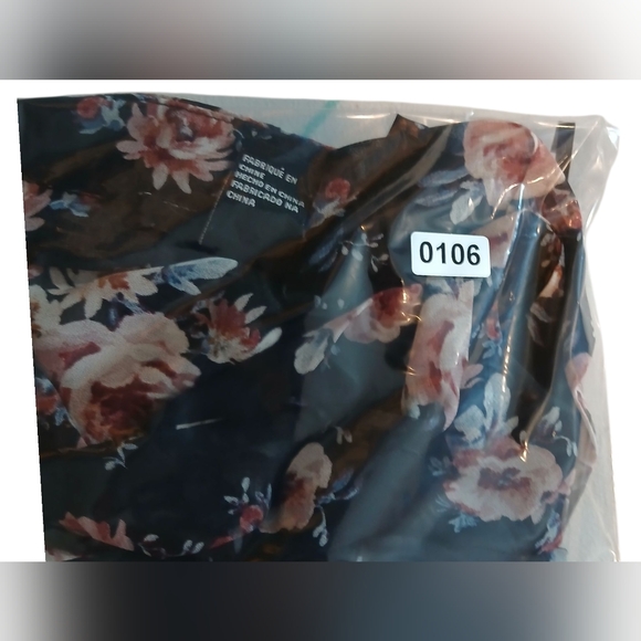 SOLD SOLD loral Romantic Sheer Mesh Womans Junior Blouse Tiered Small - Picture 11 of 11